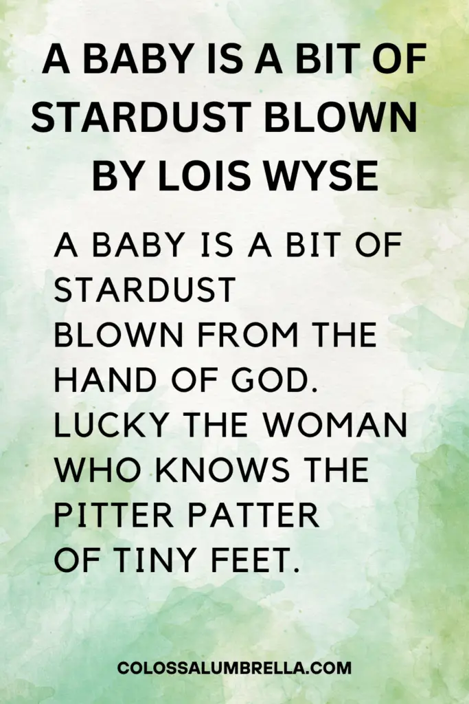 Adorable & Famous poems about babies_8