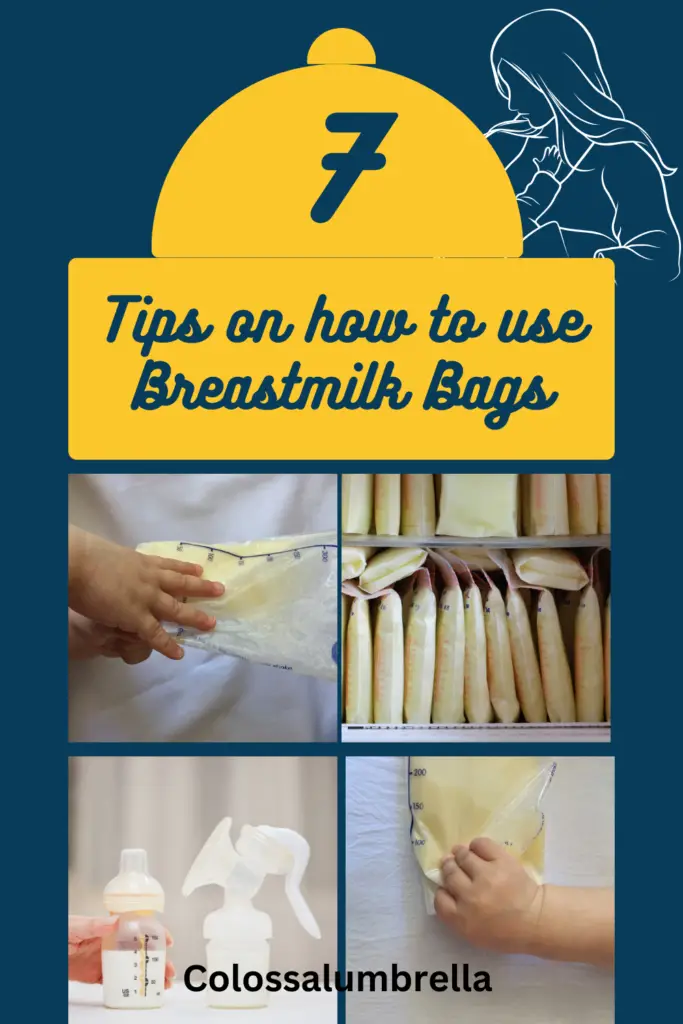 7 Tips on  how to use breastmilk storage bags