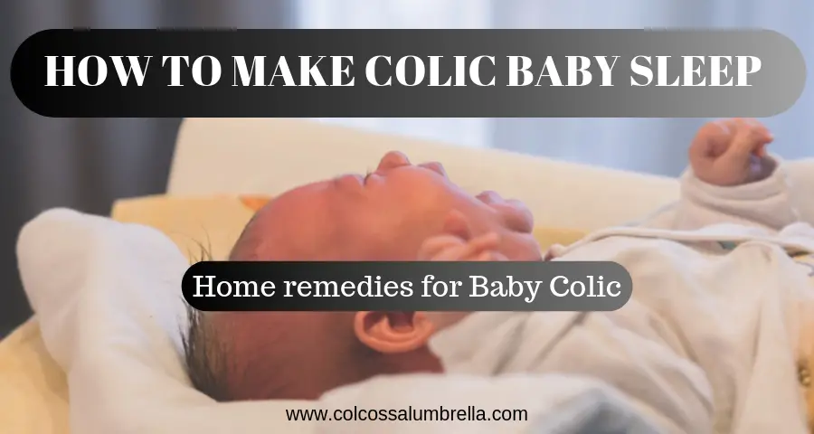 how to make colic baby sleep