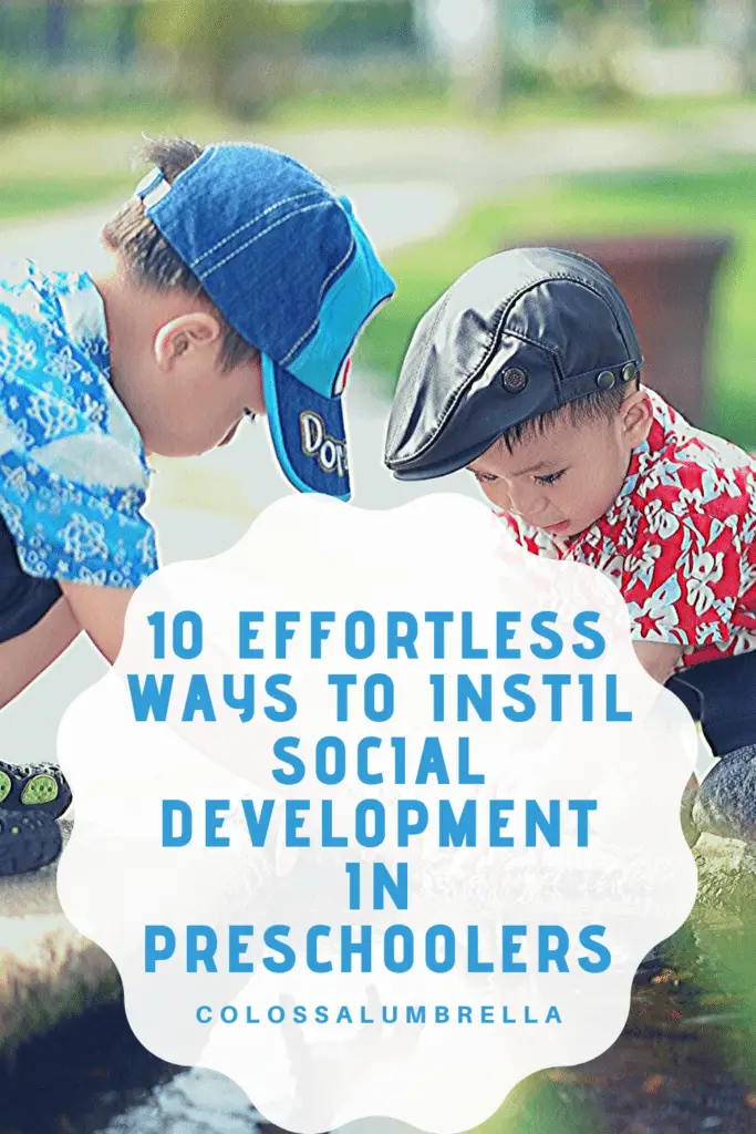 social development for preschoolers