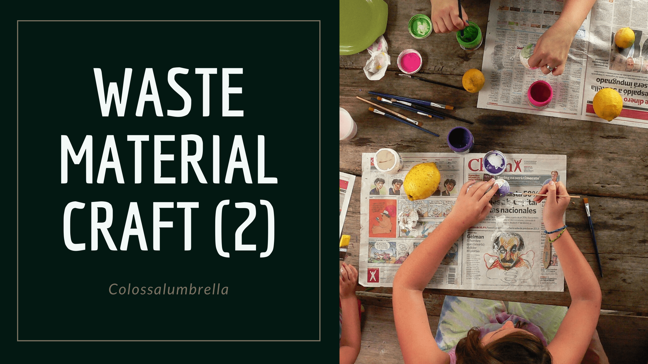 Waste material craft: beautiful things made by waste material (Part – 2)