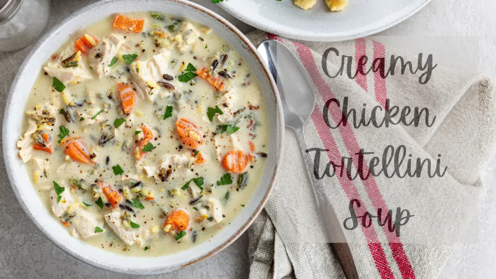 creamy chicken tortellini soup