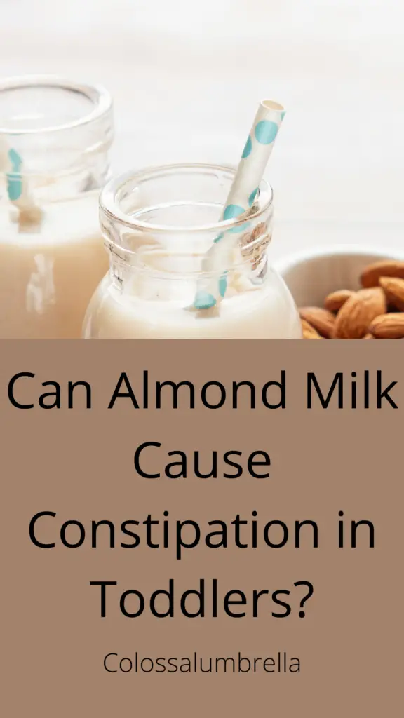 Can Almond Milk Cause Constipation in Toddlers?