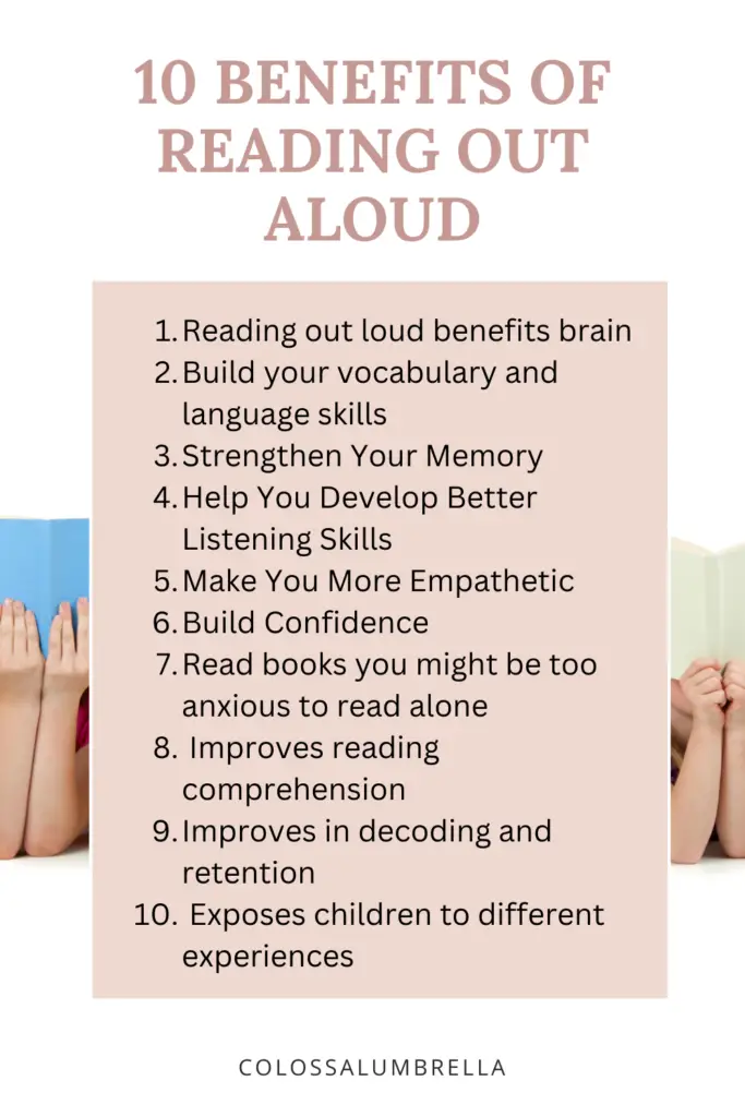 10 Benefits of reading aloud