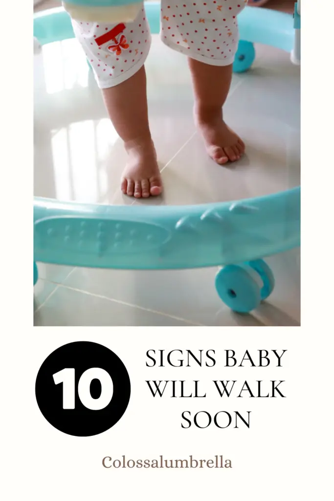 signs baby will walk soon