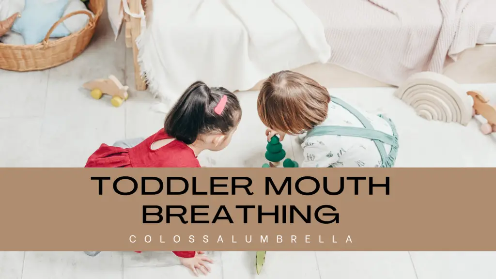 Toddler mouth breathing