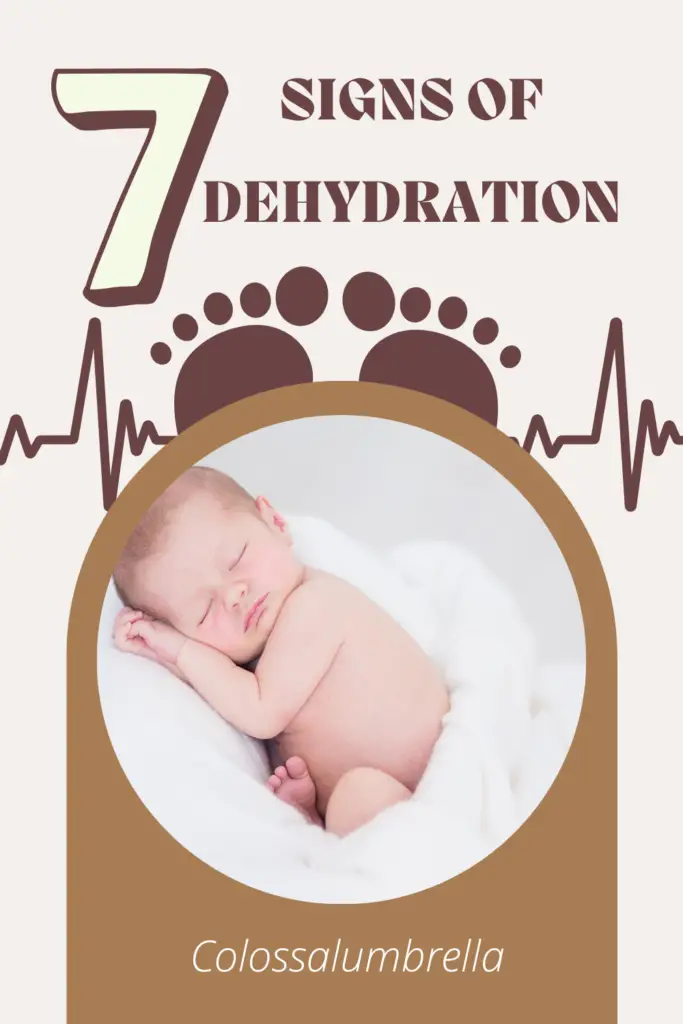 Signs of dehydration in newborn