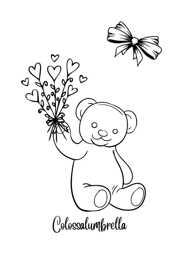 free valentines day coloring pages