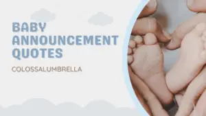 30+ baby announcement quotes