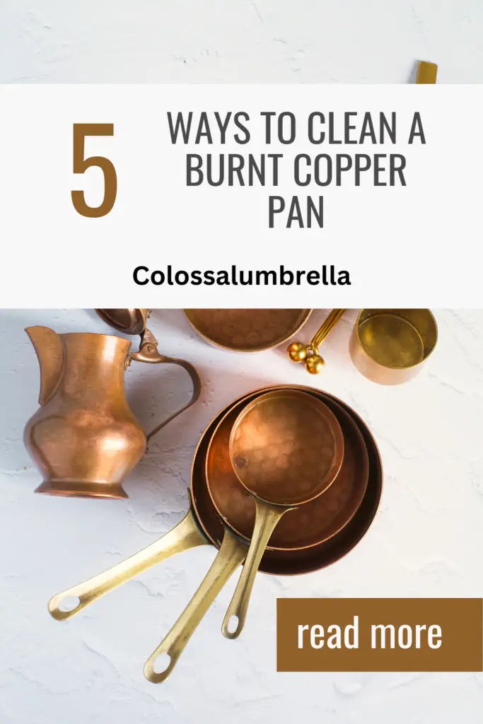 Clean A Burnt Copper Pan