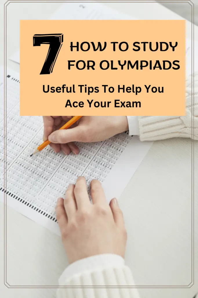 how to study for olympiads