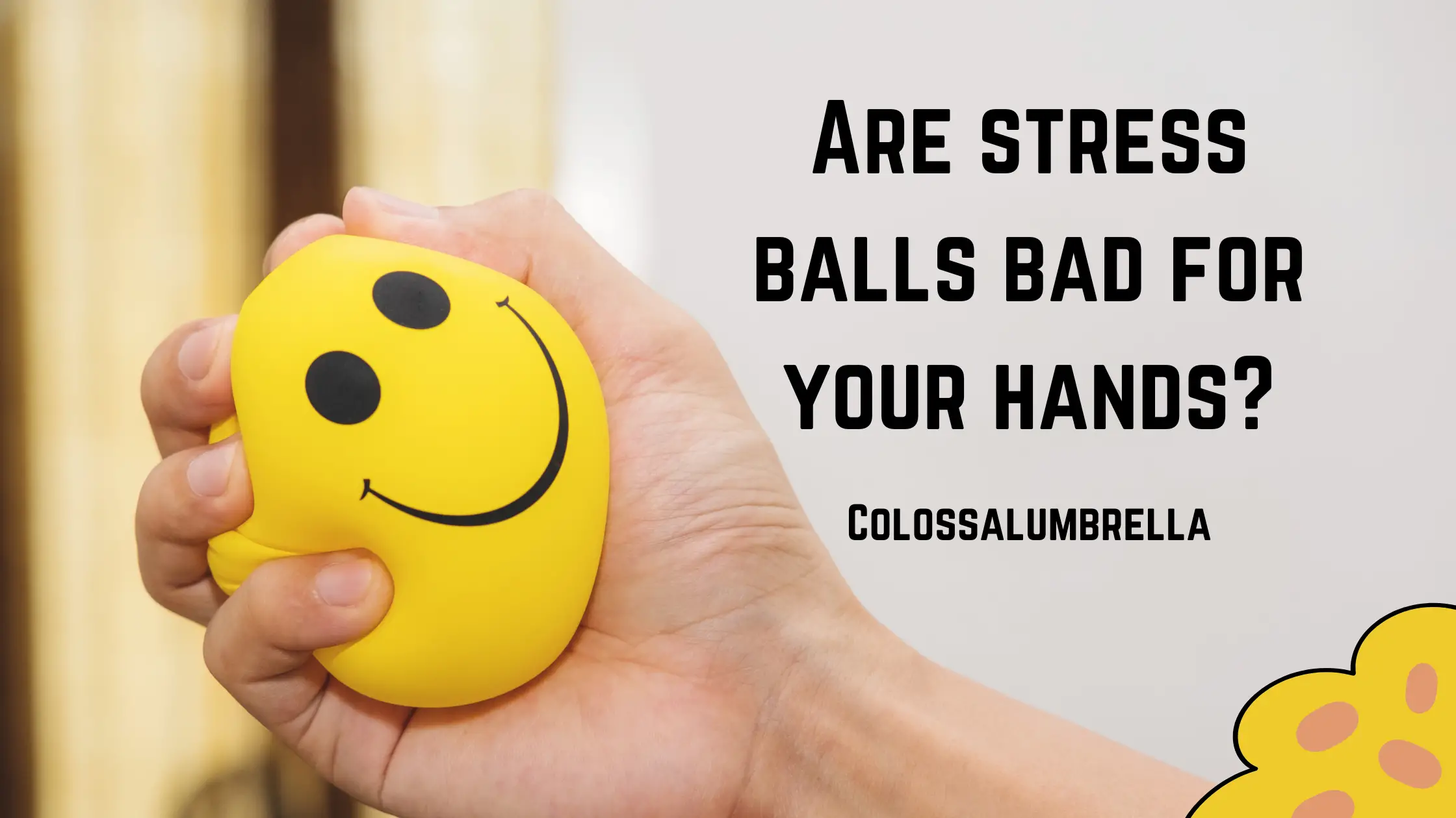Are stress balls bad for your hands