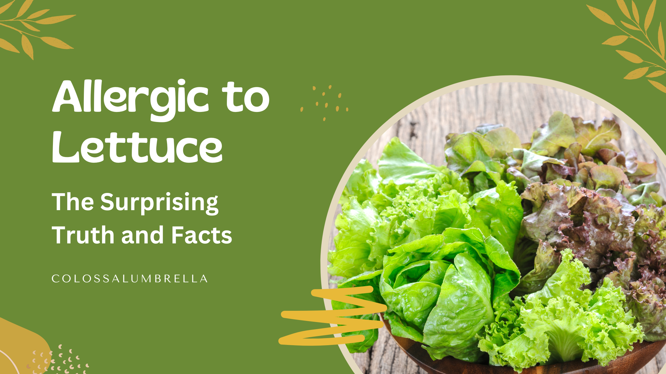 Know all facts and details about Allergic to Lettuce by Colossalumbrella