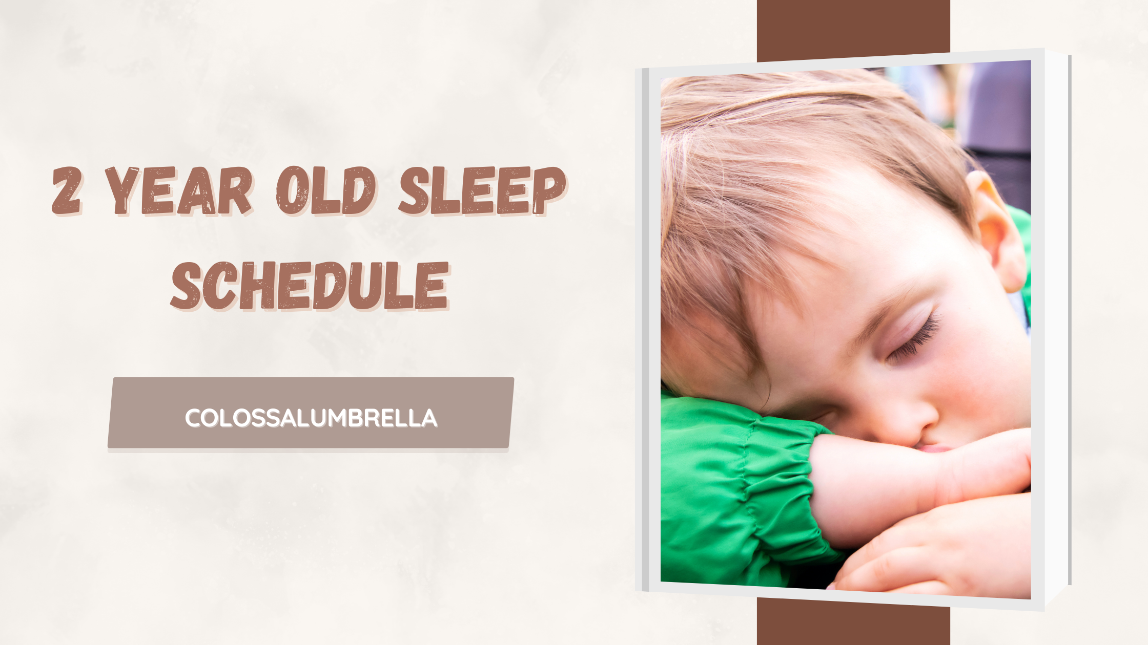 Creating a Successful 2 year old sleep schedule