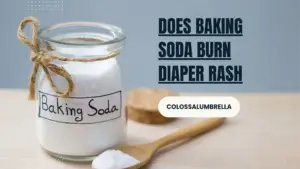 Does baking soda burn diaper rash