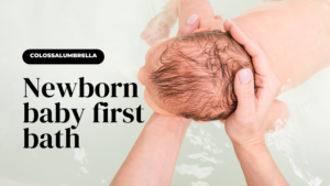 When should you first bathe a newborn