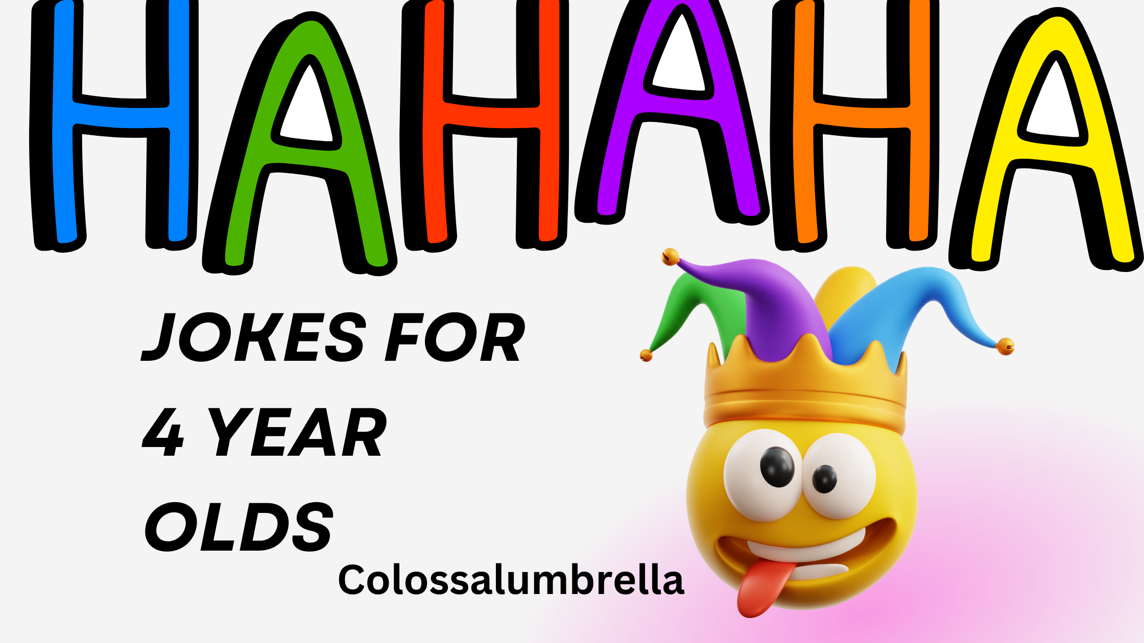 50+ Funny and cute jokes for 4 year olds