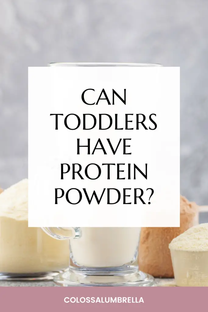 protein intake for toddlers
