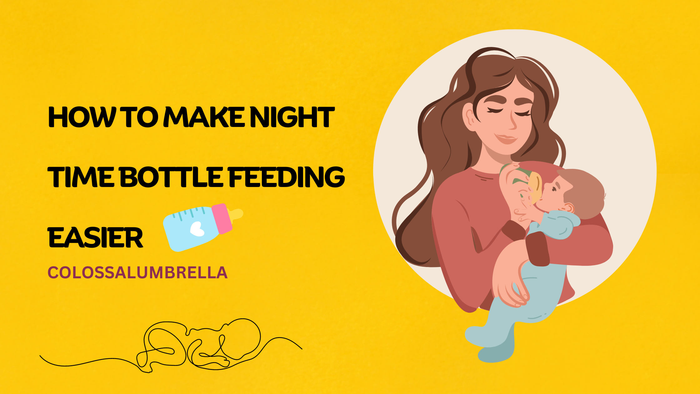 How to make night time bottle feeding easier?