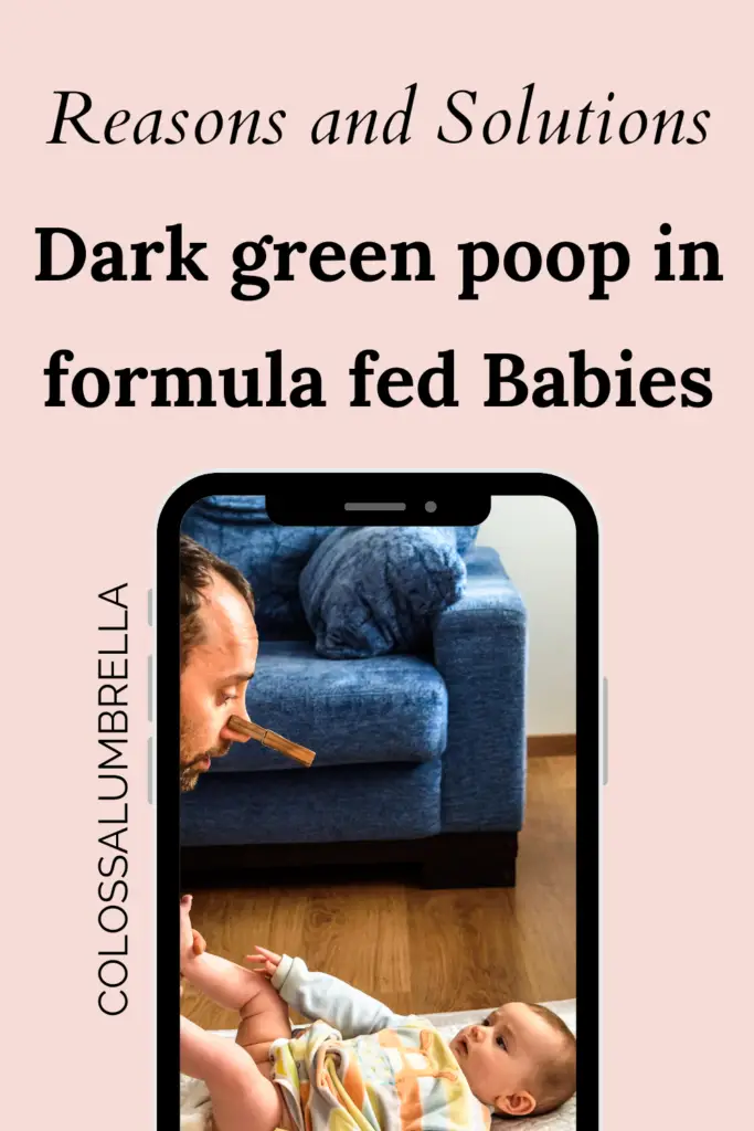 how to stop green poop in babies