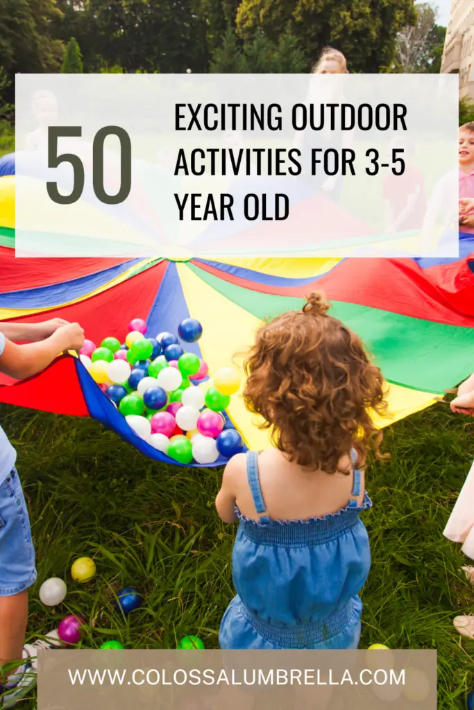 Exciting outdoor activities for 3 5 year old