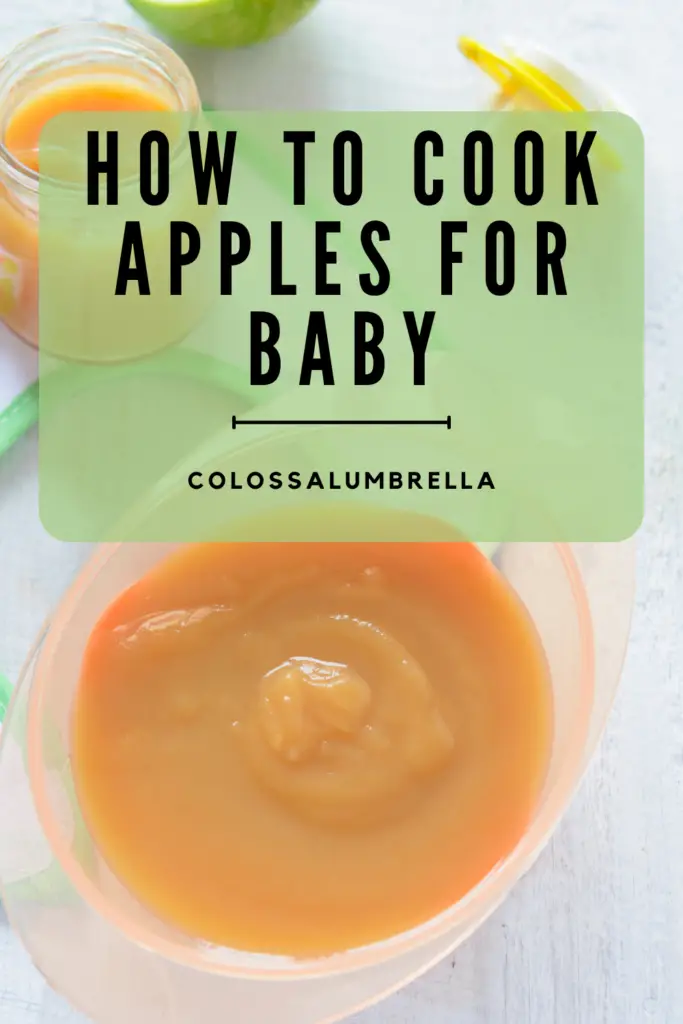 How to Cook Apples for Baby - 3 simple methods